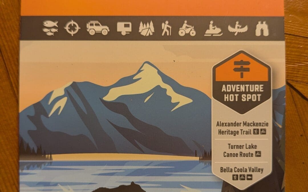 New map of a portion of the Alexander Mackenzie Heritage Trail